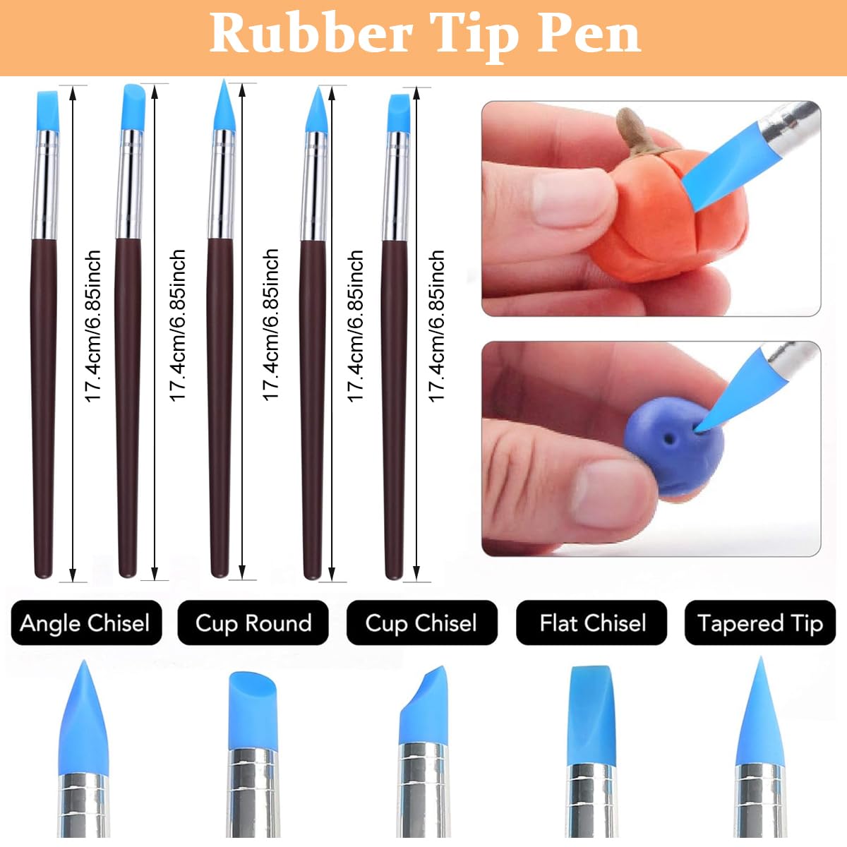 HASTHIP 25 Pcs Clay Sculpting Toolkit - Polymer Clay Tools, Ceramics Clay Sculpting Tools Kits, Air Dry Clay Tool Set for Adults, Kids, Pottery Craft, Baking, Carving, Drawing, Dotting, Molding HASTHIP 25 Pcs Clay Sculpting Toolkit - Polymer Clay Tools, Ceramics Clay Sculpting Tools Kits, Air Dry Clay Tool Set for Adults, Kids, Pottery Craft, Baking, Carving, Drawing, Dotting, Molding